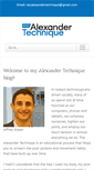 Mobile Screenshot of nycalexandertechnique.com